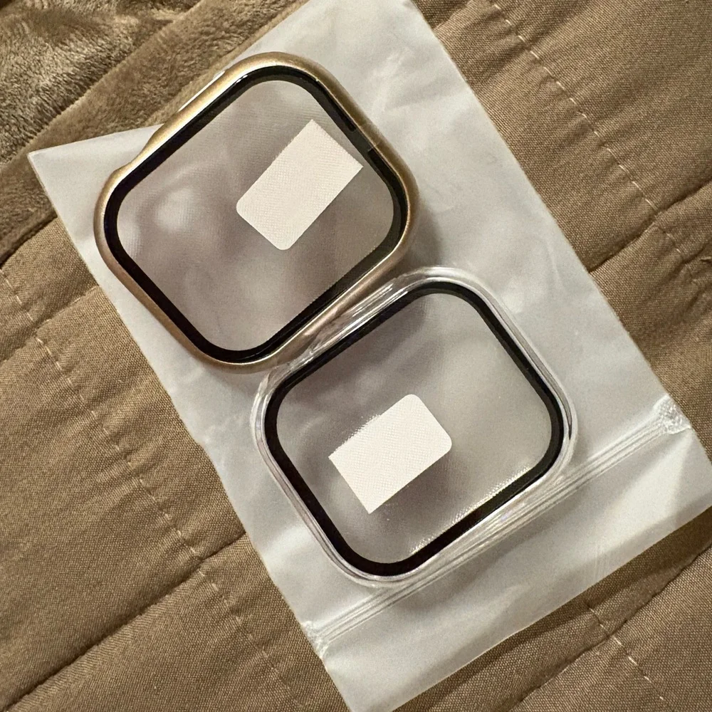 2-Pack Apple Watch Case | Series 10 | 42mm | Rose Gold + Clear | NEW
